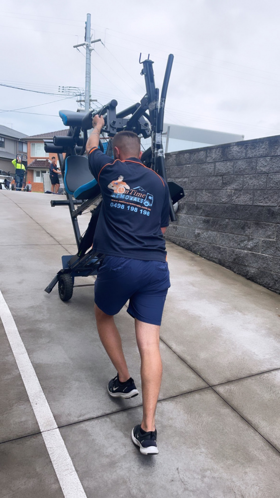 Furniture moving team protecting household items during relocation