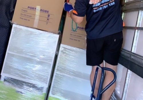Careful furniture wrapping to help protect belongings during transportation