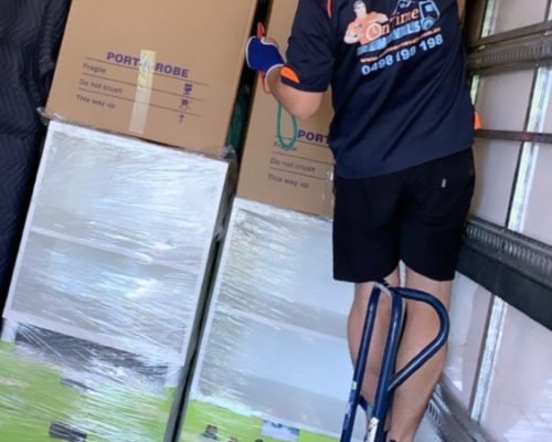Careful furniture wrapping to help protect belongings during transportation