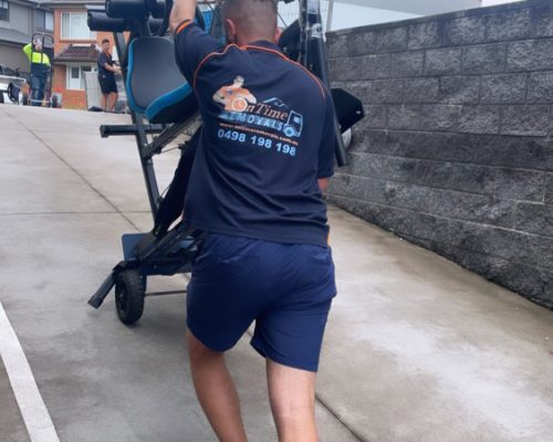 Furniture moving team protecting household items during relocation