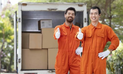 1. On Time Removals providing reliable assistance with household box transportation