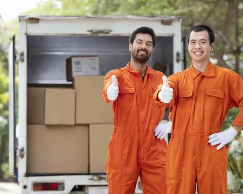 1. On Time Removals providing reliable assistance with household box transportation